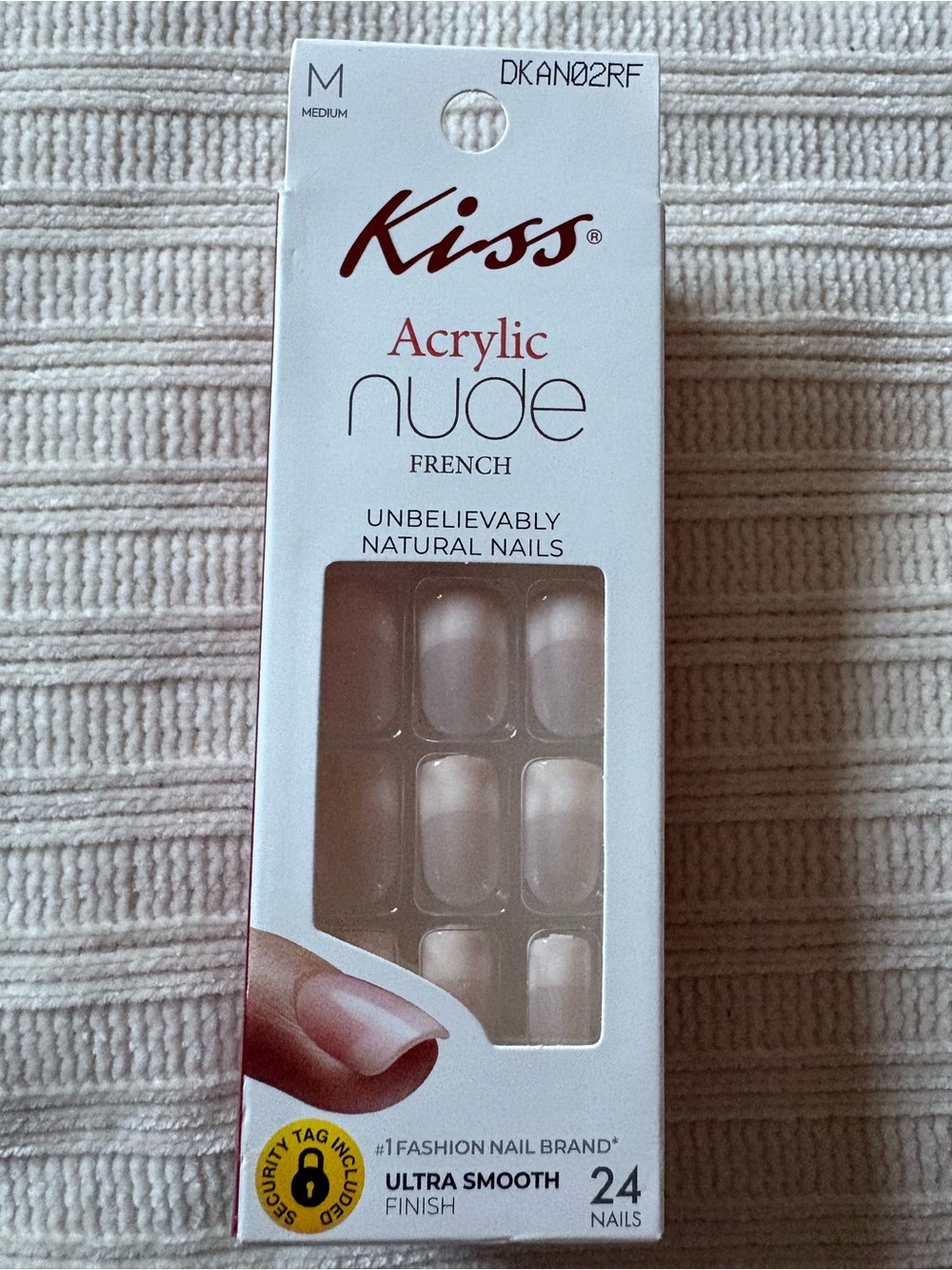 New Kiss Acrylic Nude French Press-On Nails - Natural Nude 24